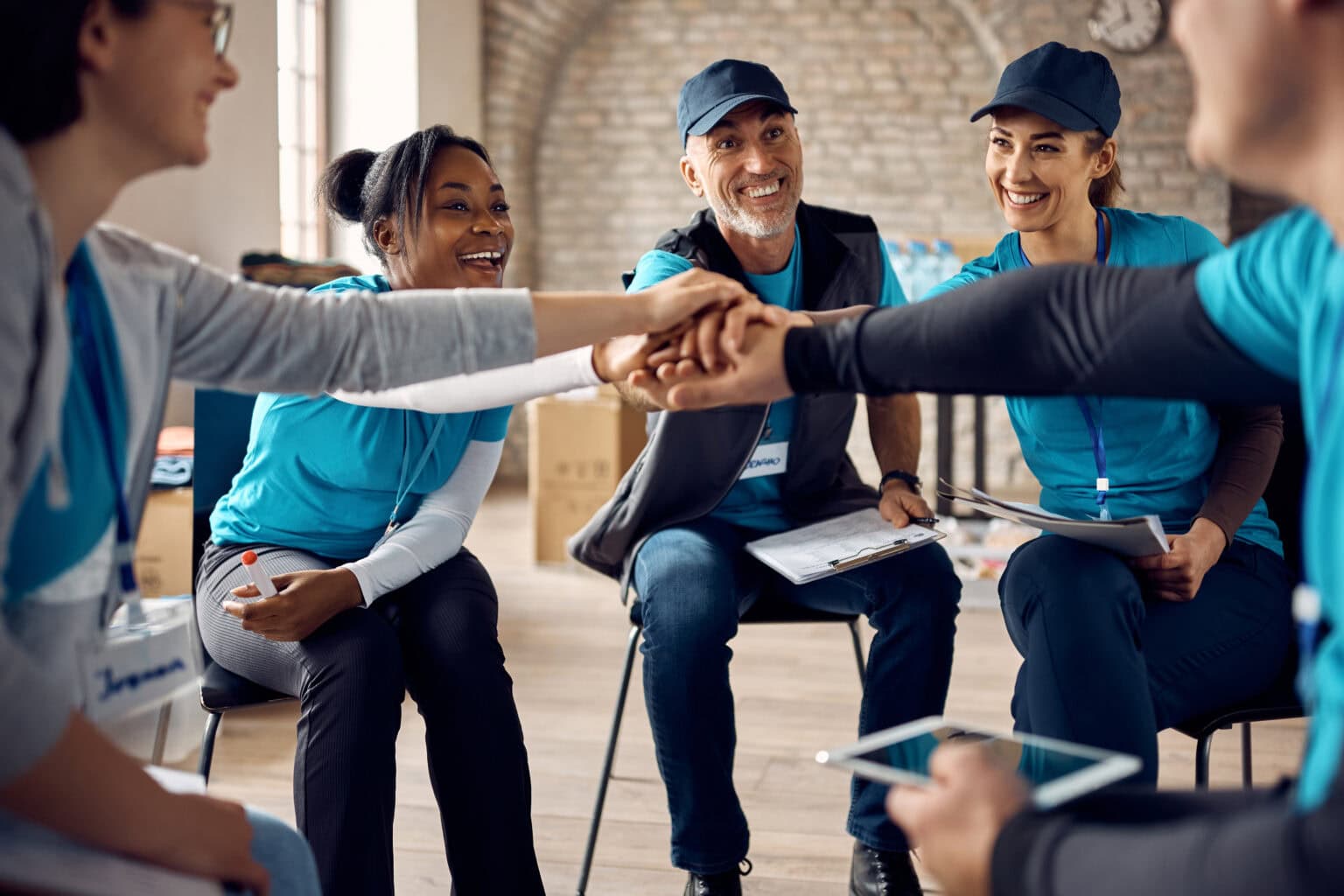 Gewerkschaft die als Team zusammenarbeitet