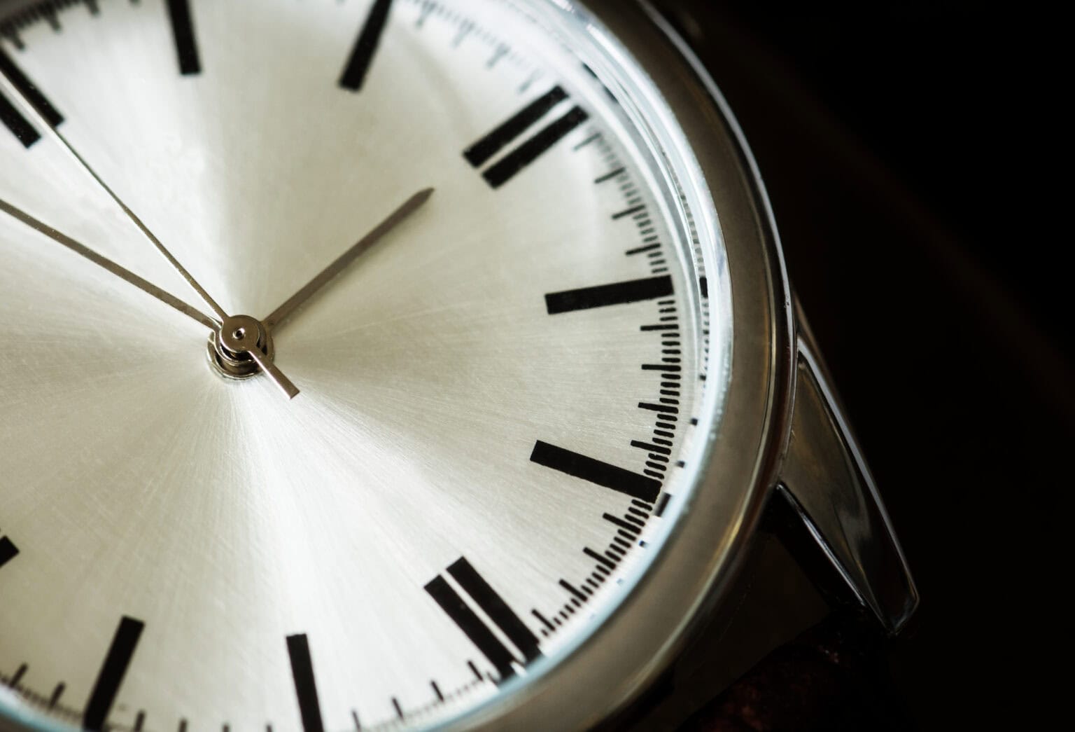 Nahaufnahme einer Uhr, die für die Zeitwertkonten steht